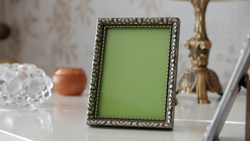Single Picture Frame With Green Stock Footage 100 Royalty Free 8783560 Shutterstock