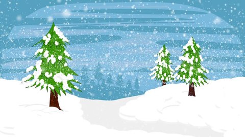 Cartoon Winter Background Loop Cg Stock Footage Video (100% Royalty-free)  923260 | Shutterstock