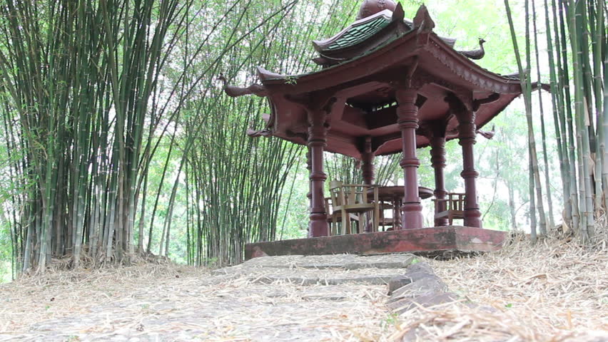 traditional-chinese-hut-among-the-stock-footage-video-100-royalty