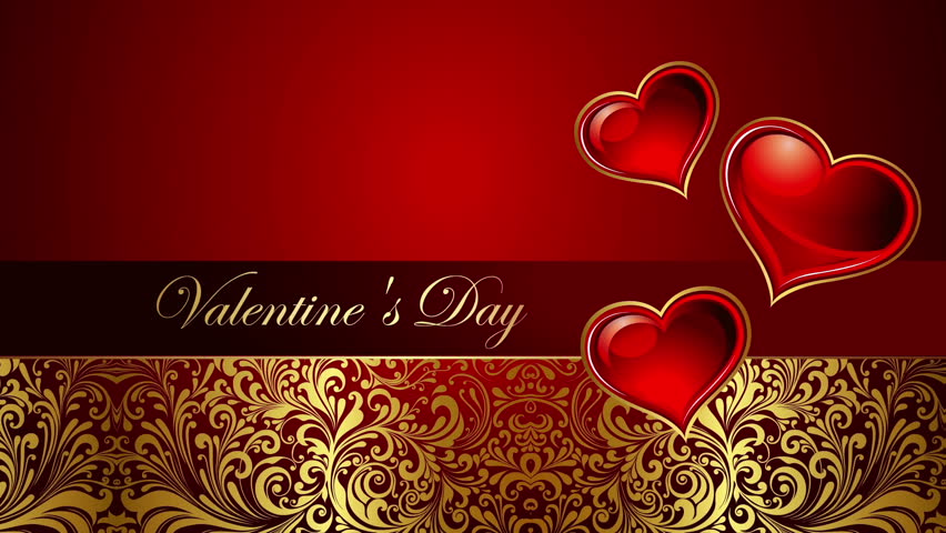 Valentines Day Animated Background Stock Footage Video 9667253 ...